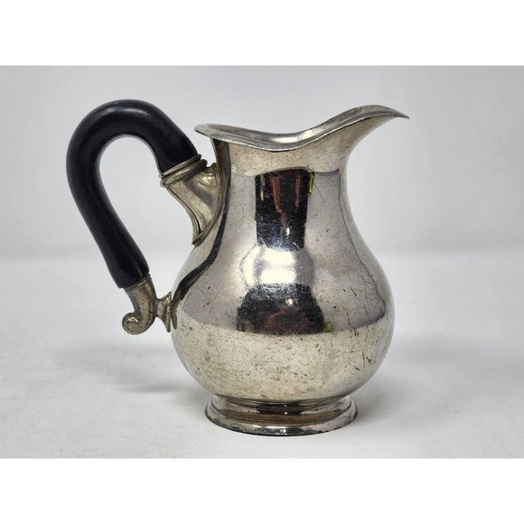 Vintage Gerhardi&Co‎ Creamer 1574 1 Silver Plated Creamer With Rubber Handle - Picture 3 of 10